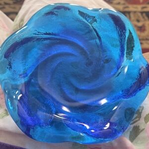 Fenton Cobalt Blue Dish